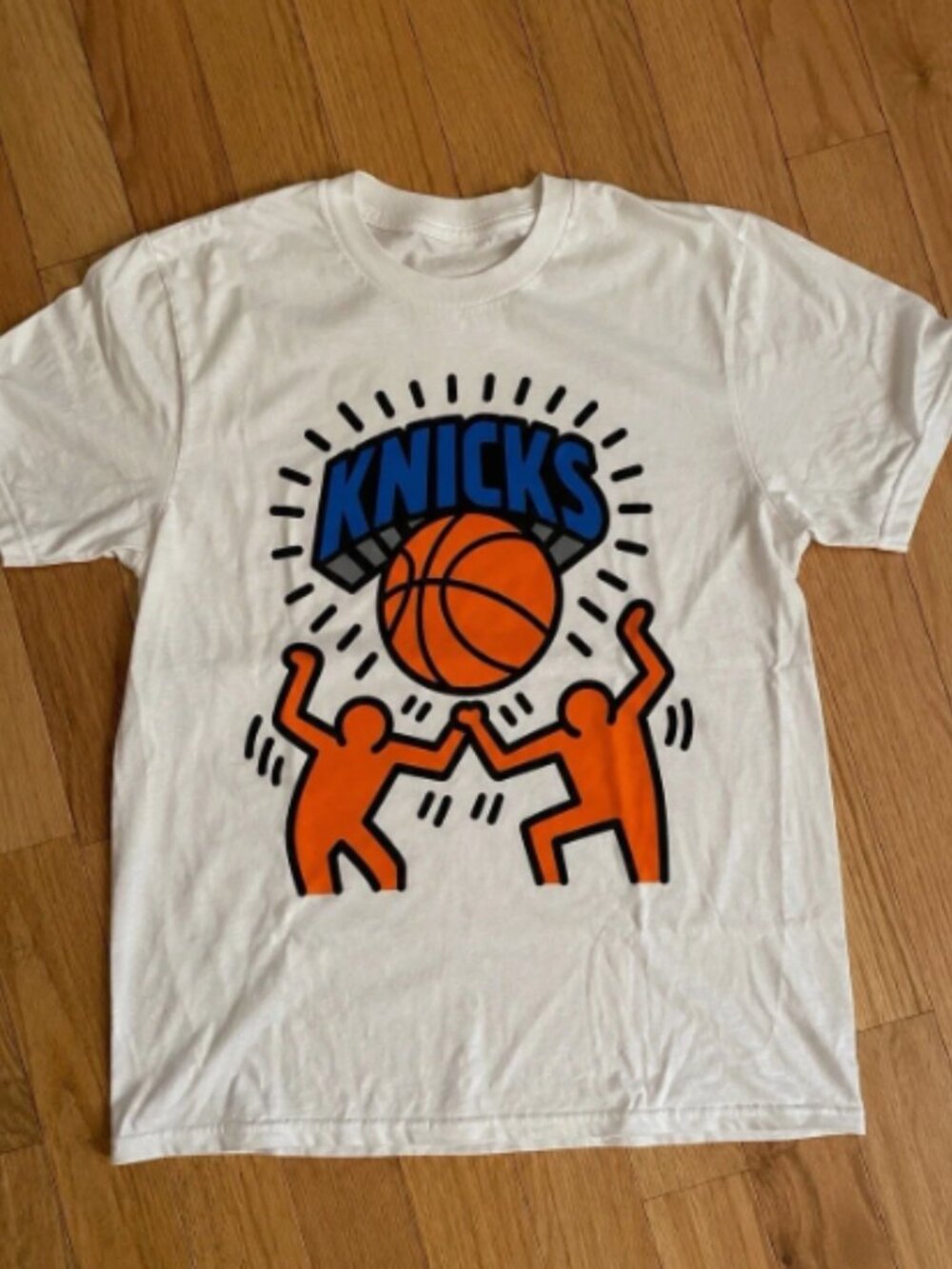 Vintage New York Knicks Graphic Tee Retro NBA Basketball Fan Shirt